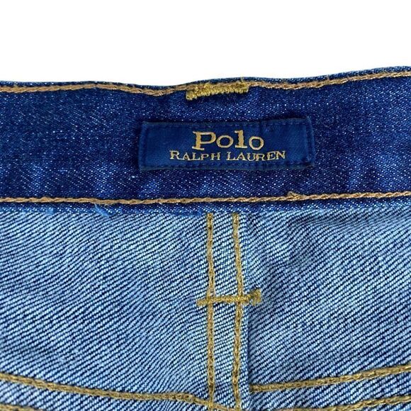 Polo Ralph Lauren Womens Waverly Straight Crop  Embroidered Hem Jeans US 25 - Picture 10 of 13